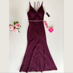 ‼️CRAZY SALE ‼️ elegant evening burgundy dress